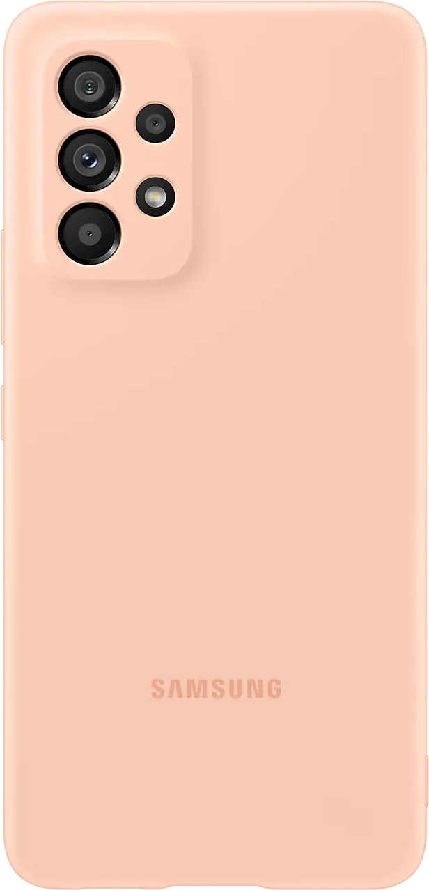 Чехол Samsung Silicone Cover Galaxy A53 5G Персиковый купить на фирменном  сайте galaxystore в Москве, цены на Чехол Samsung Silicone Cover Galaxy A53  5G Персиковый