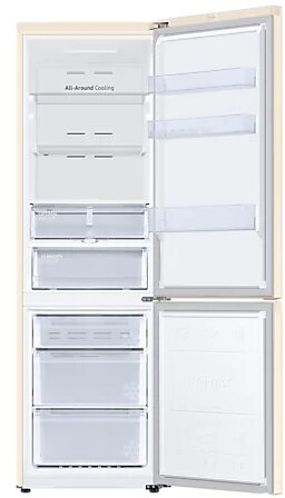 Холодильник Samsung RB36T604 с оптимальной зоной свежести, 360 л бежевый RB36T604FEL/WT RB36T604FEL/WT - фото 4