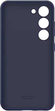 Чехол Samsung Silicone Case S23 Темно-синий EF-PS911TNEGRU - фото 3