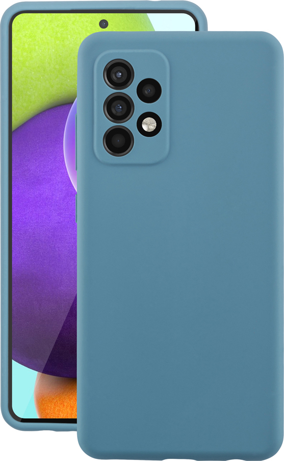 Чехол Deppa Liquid Silicone Pro для Galaxy A52 голубой 87988 - фото 1