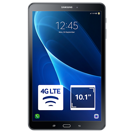 Планшет Samsung Galaxy Tab A 10.1 LTE 16 ГБ черный — купить по