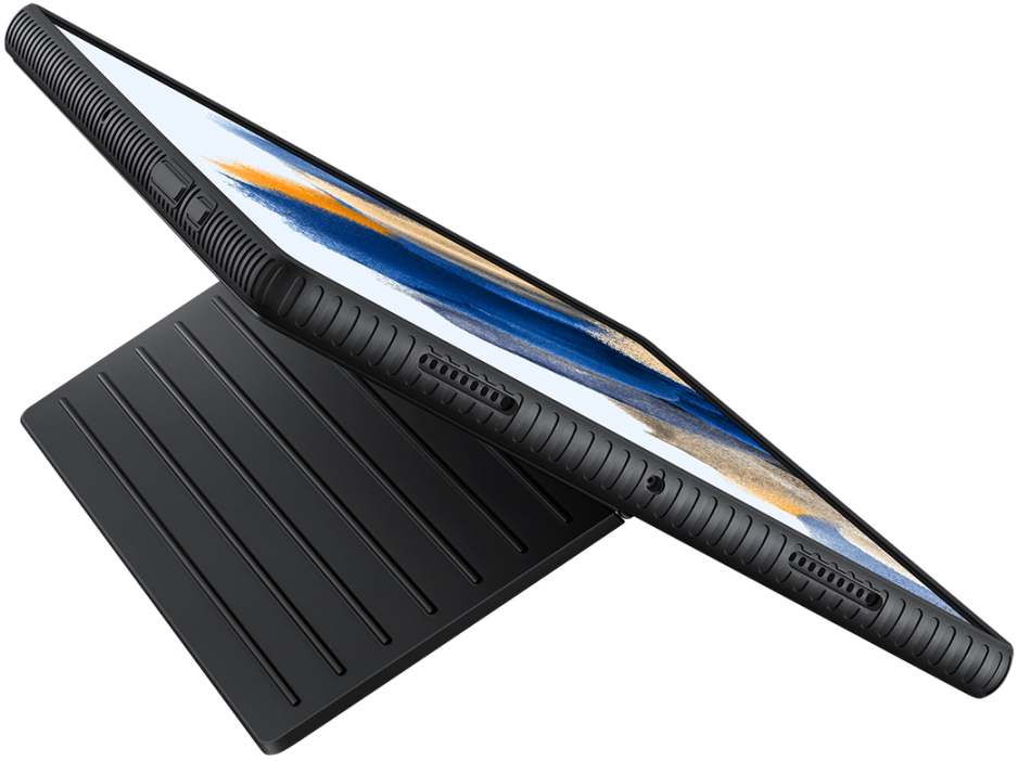 Чехол Samsung Protective Standing Cover Tab A8 черный EF-RX200CBEGRU - фото 7