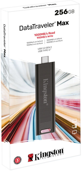 Флеш-накопитель Kingston DataTraveler Max, USB 3.2 Gen 2, 256 ГБ черный DTMAX/256GB DTMAX/256GB - фото 5