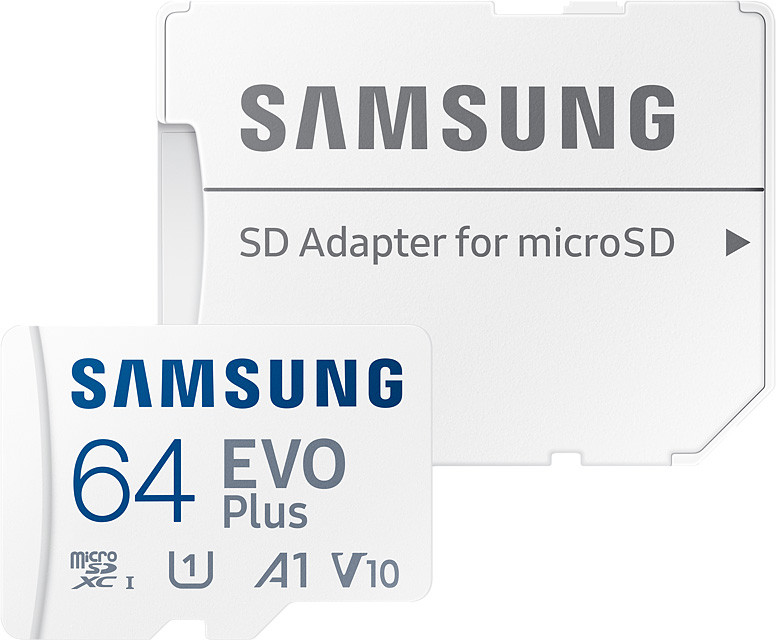 Карта памяти Samsung MicroSDXC EVO Plus 64 ГБ MB-MC64KA-KR, цвет белый - фото 4