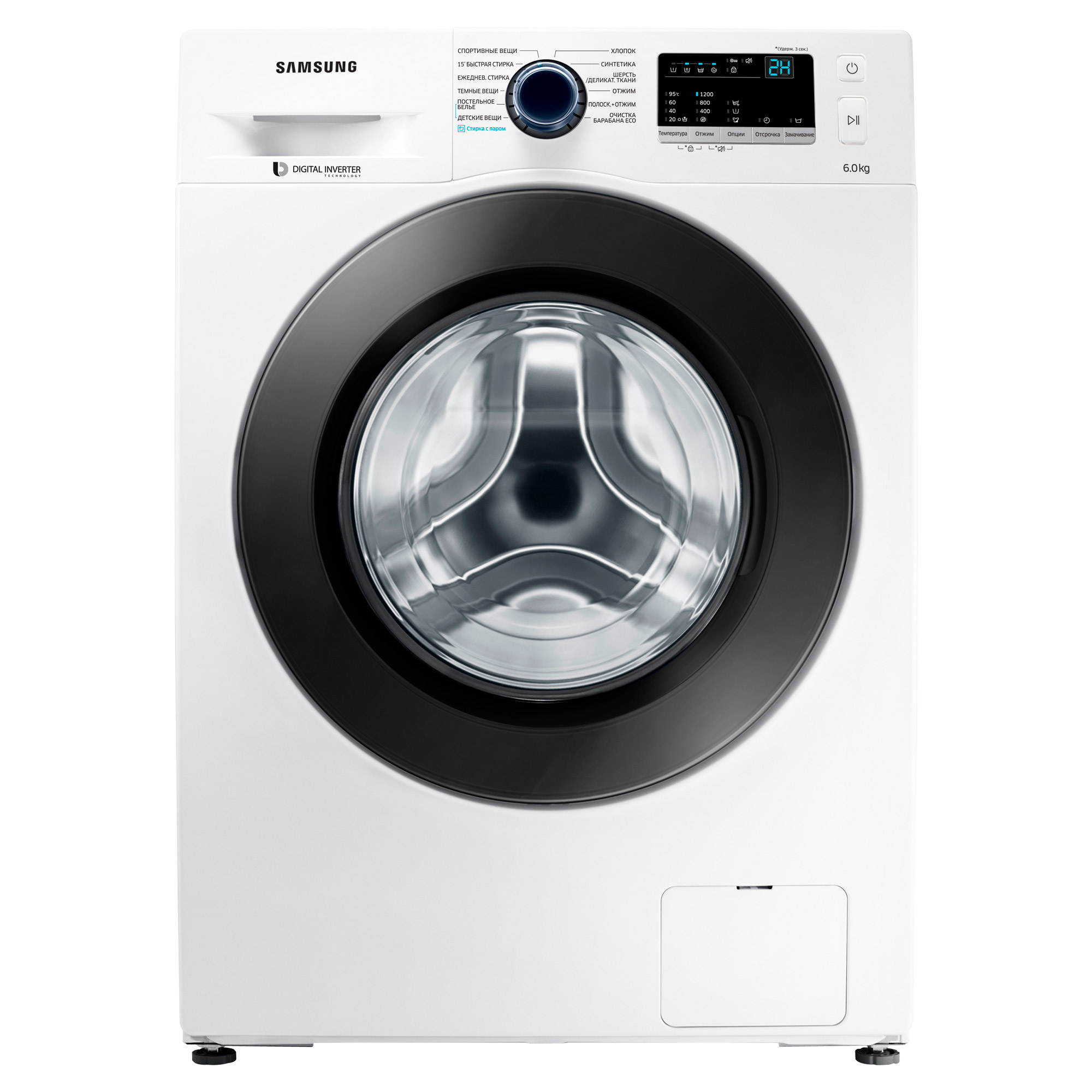 Стиральная машина Samsung WW60J32G0PWDLP белый