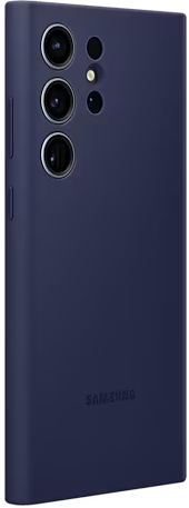 Чехол Samsung Silicone Case S23 Ultra Темно-синий EF-PS918TNEGRU - фото 1