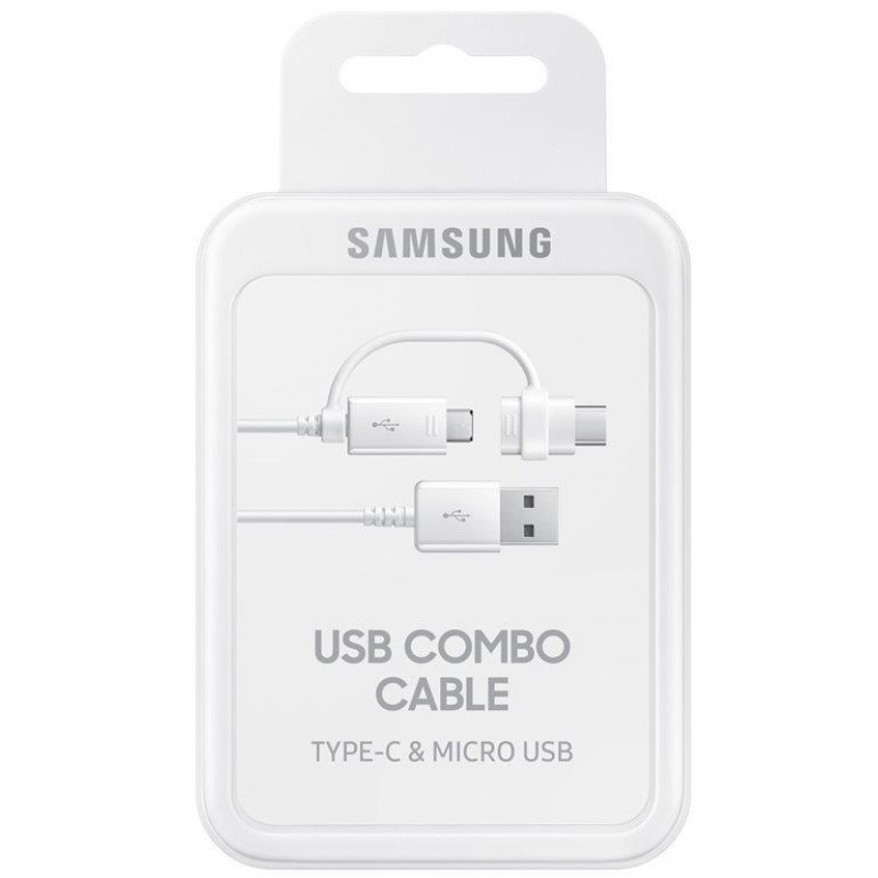 Кабель Samsung USB - microUSB | USB Type-C белый EP-DG930DWEGRU - фото 4