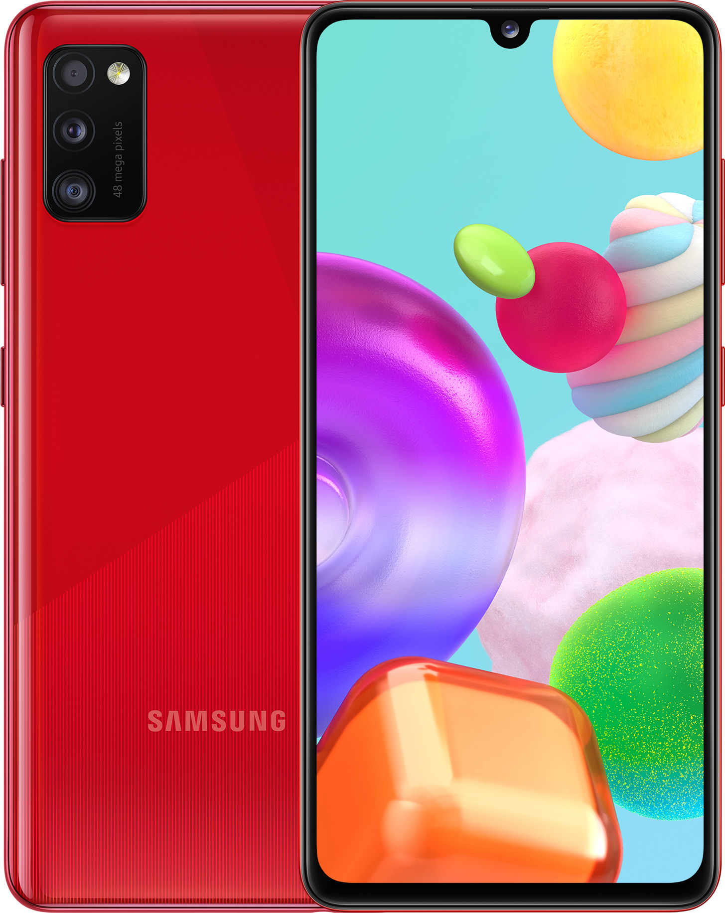Samsung Galaxy A41 64 Гб красный: купить по цене 14990 с доставкой