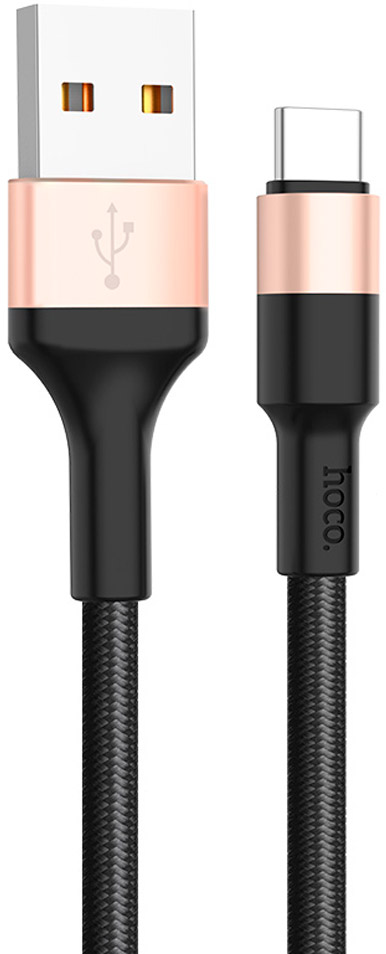 Кабель Hoco RA3 USB-A - USB-C, 1м черный