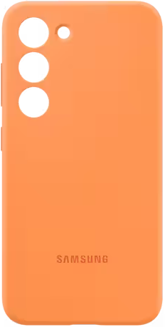 Чехол Samsung Silicone Case S23 Оранжевый EF-PS911TOEGRU - фото 1
