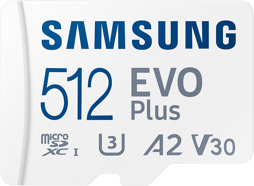 Карта памяти Samsung MicroSDXC EVO Plus 512 ГБ MB-MC512KA/APC, цвет белый