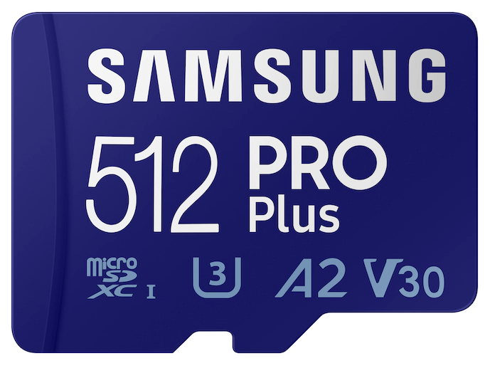 Карта памяти Samsung microSDXC UHS-III U3 Samsung PRO PLUS 512 ГБ синий MB-MD512KB/WW MB-MD512KB/WW - фото 2