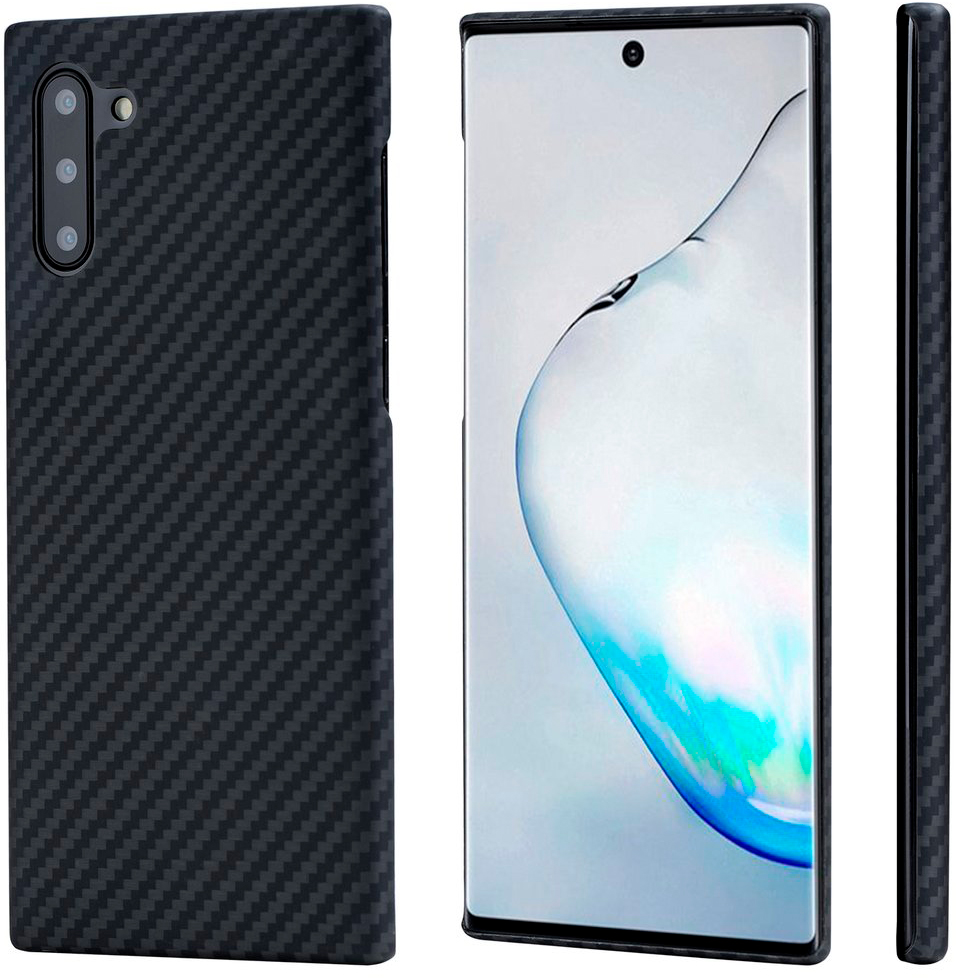 Чехол Pitaka MagCase для Galaxy Note10 черно-серый