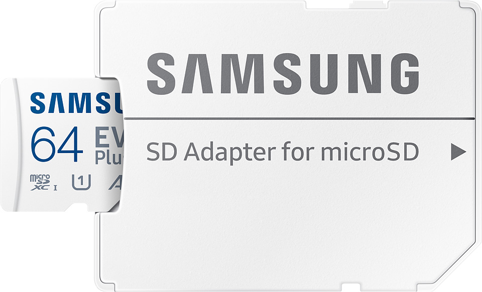 Карта памяти Samsung MicroSDXC EVO Plus 64 ГБ MB-MC64KA-KR, цвет белый - фото 5