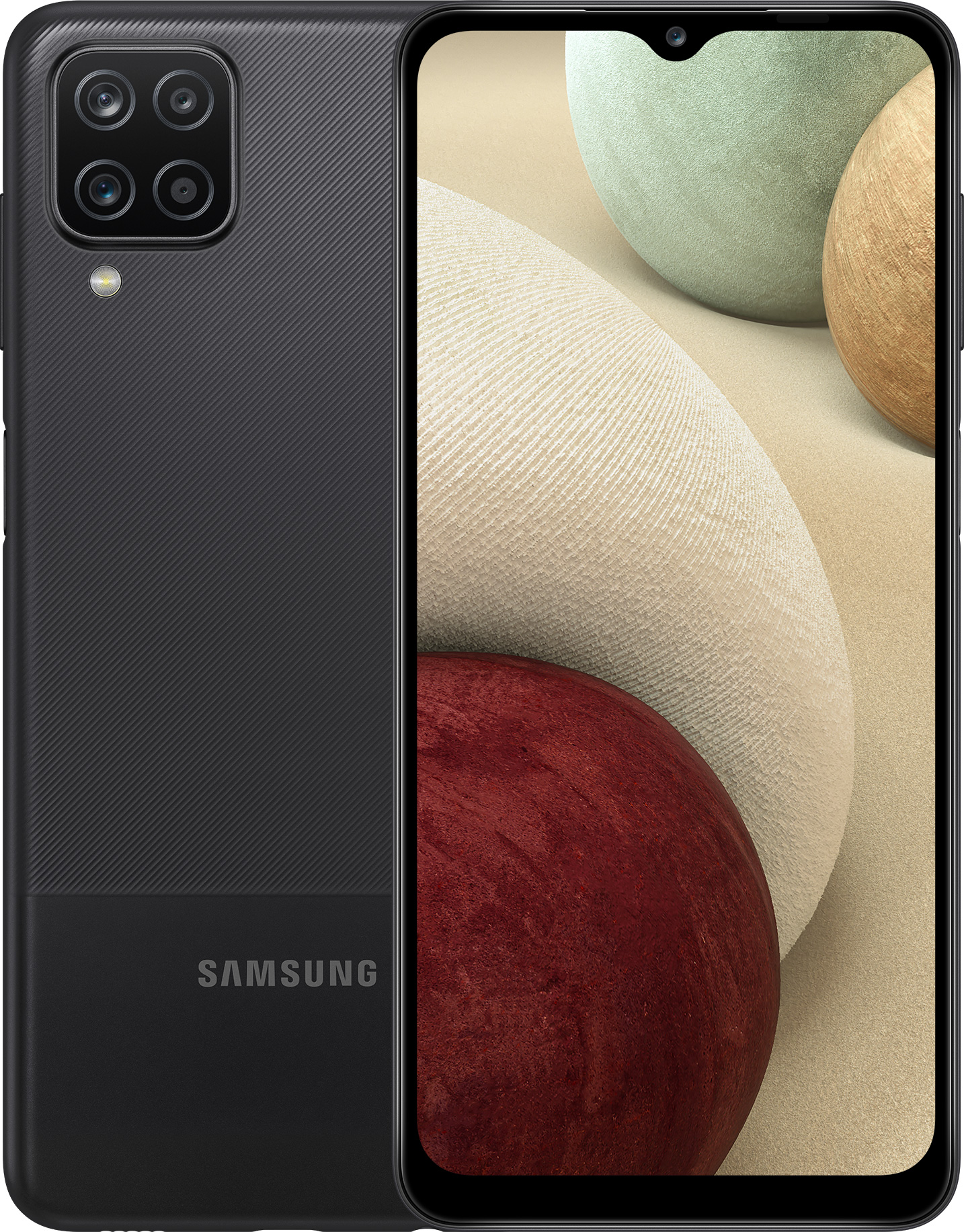 Смартфон Samsung Galaxy A12 (MediaTek) 64 ГБ черный (SM-A125FZKVSER)