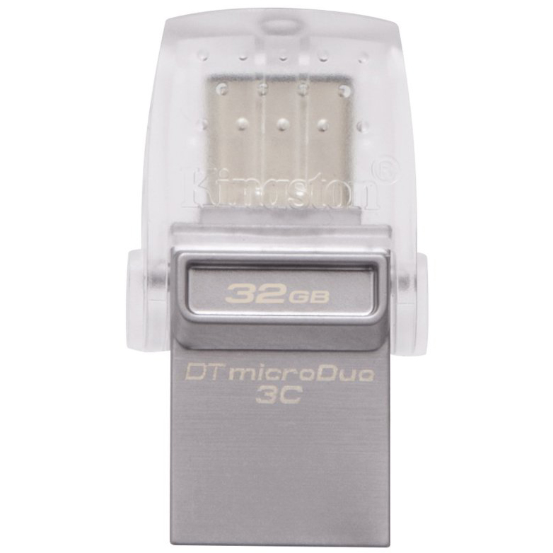 Флеш-накопитель Kingston DataTraveler MicroDuo 3C 32 Гб прозрачный