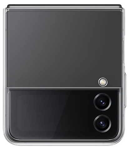Чехол Samsung Clear Slim Cover для Z Flip4 прозрачный EF-QF721CTEGRU - фото 1