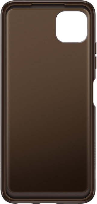 Чехол Samsung Soft Clear Cover для Galaxy A22 черный EF-QA225TBEGRU - фото 6