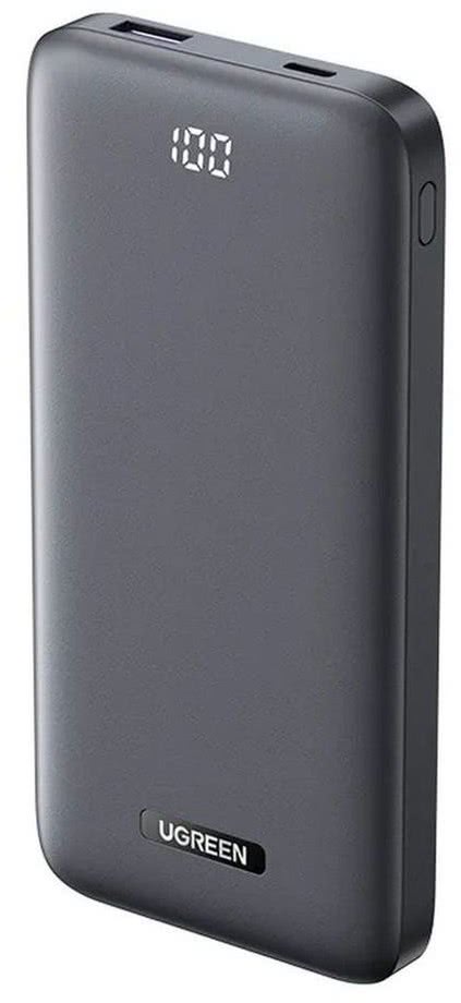 Внешний аккумулятор UGREEN PB198 Ultra Slim, 10000mAh серый 60689_