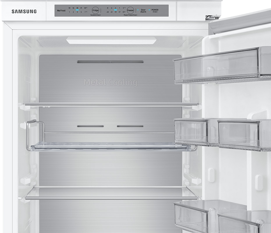Встраиваемый холодильник Samsung BRB267050WW/WT с охлаждением Metal Cooling, 264 л BRB267050WW/WT, цвет белый BRB267050WW/WT BRB267050WW/WT с охлаждением Metal Cooling, 264 л - фото 7