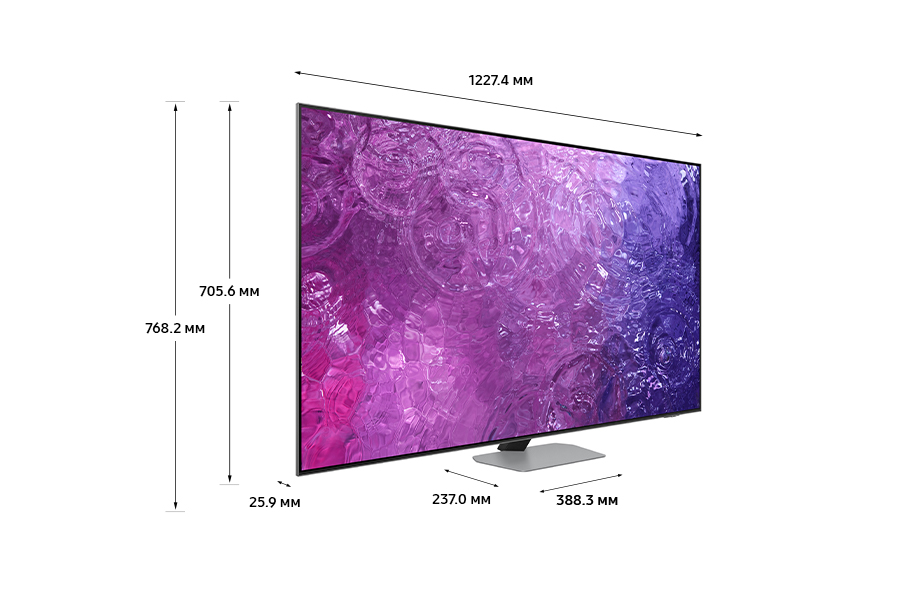 Телевизор Samsung 55&quot; Neo QLED 4K QN90C серебристый фото 5