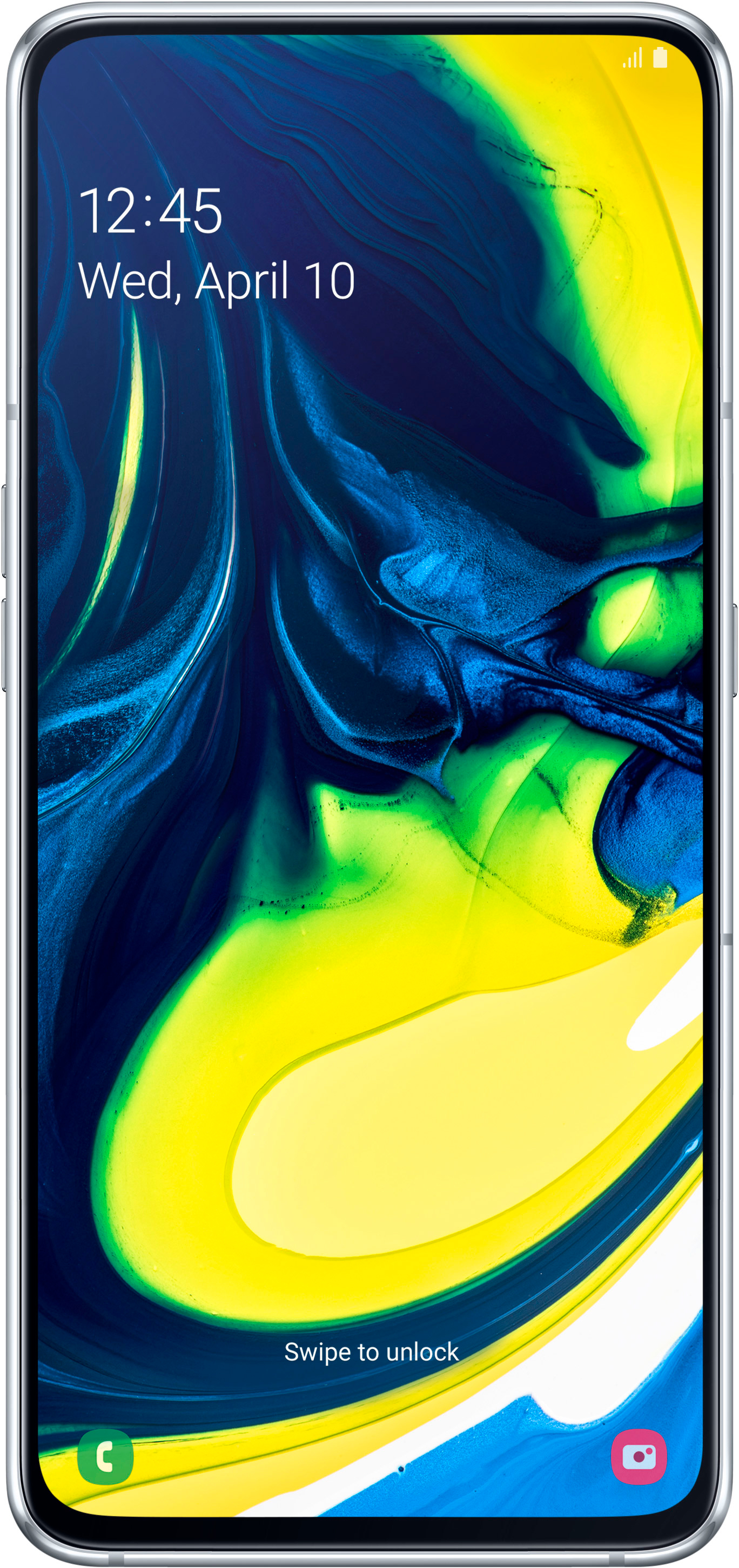 Смартфон Samsung Galaxy A80 128 ГБ серебристый купить на фирменном сайте  galaxystore в Москве, цены на мобильный телефон Смартфон Samsung Galaxy A80  128 ГБ серебристый