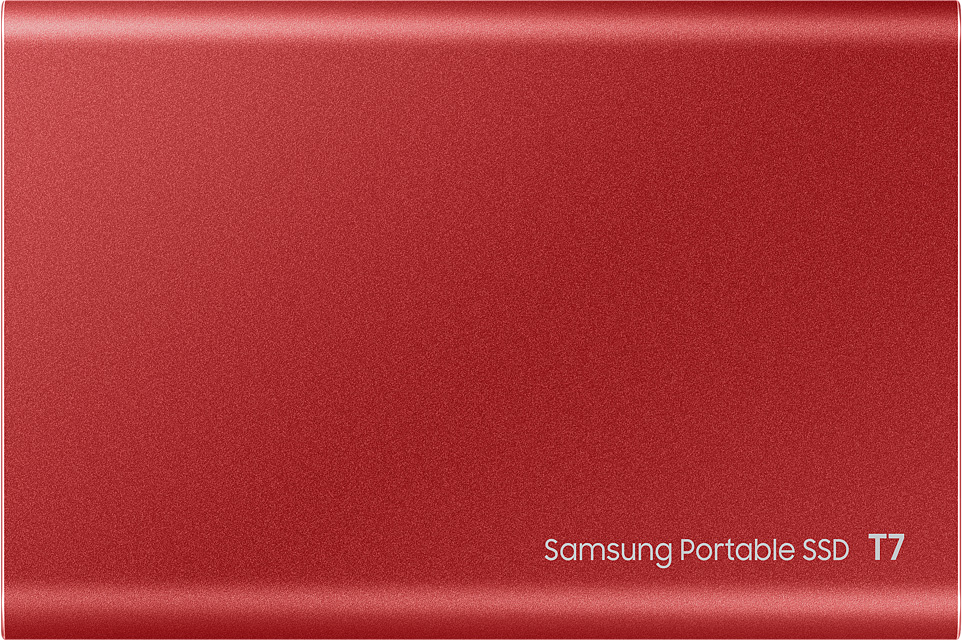 Внешний накопитель Samsung SSD USB 3.2 T7 1 ТБ красный MU-PC1T0R/WW MU-PC1T0R/WW - фото 4