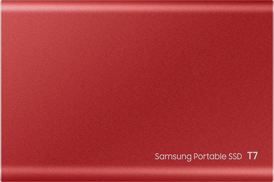 Внешний накопитель Samsung SSD USB 3.2 T7 1 ТБ красный фото 4