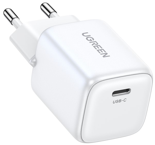 Сетевое зарядное устройство UGREEN СЗУ UGREEN CD318 USB-C, GaN, PD, 20Вт белый 15324_ - фото 3