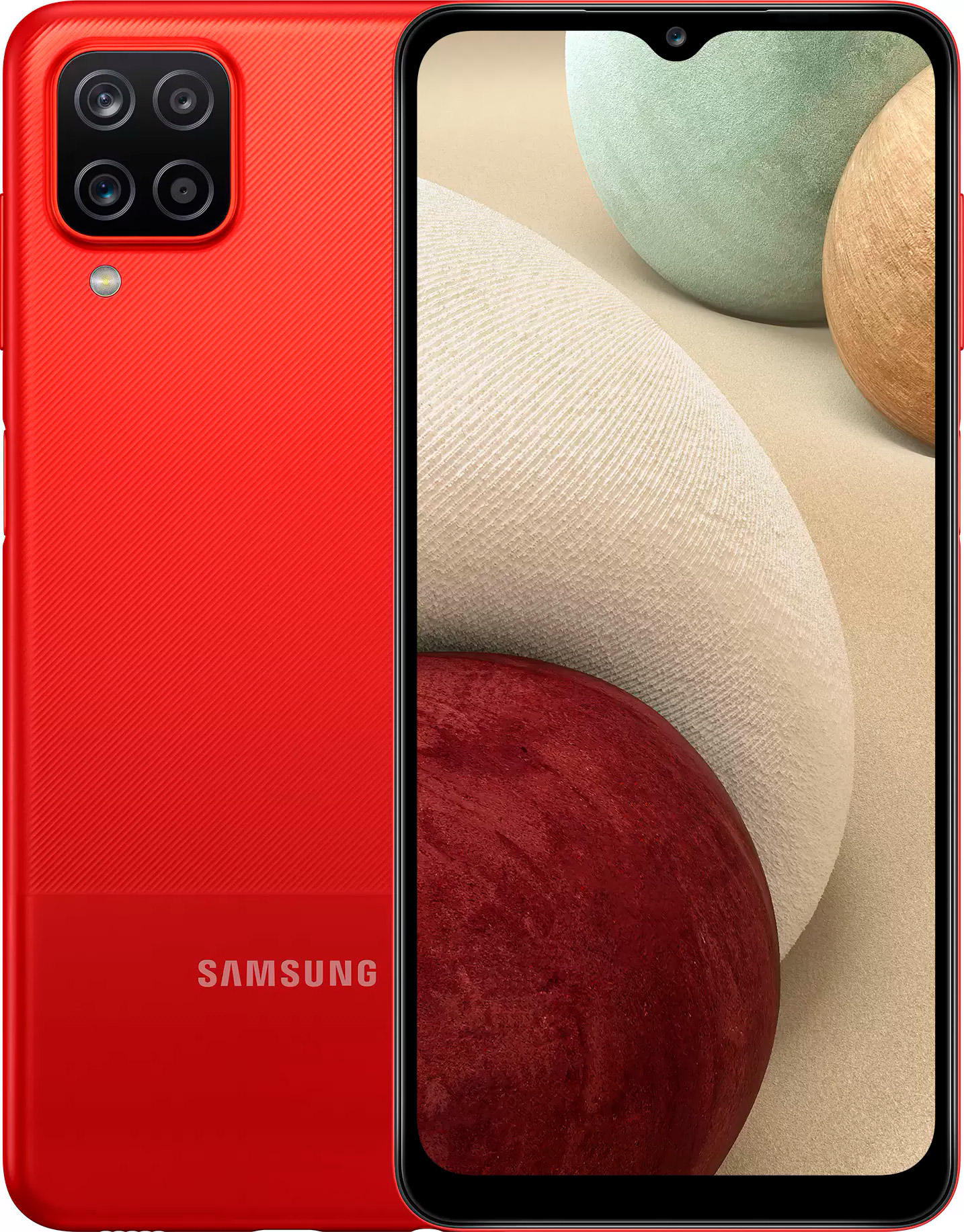 Смартфон Samsung Galaxy A12 3/32GB, красный