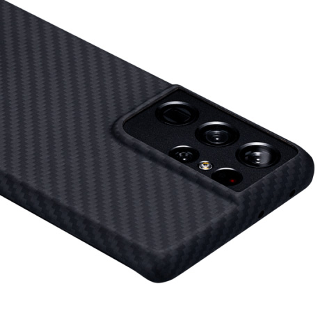 Чехол Pitaka MagEZ Case для Galaxy S21 Ultra черно-серый KS2101U, цвет черный - фото 2