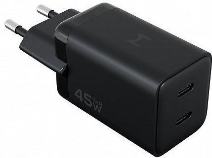 Сетевое зарядное устройство Magssory Nano Pro, Gan Duo Port USB-C, 45Вт черный
