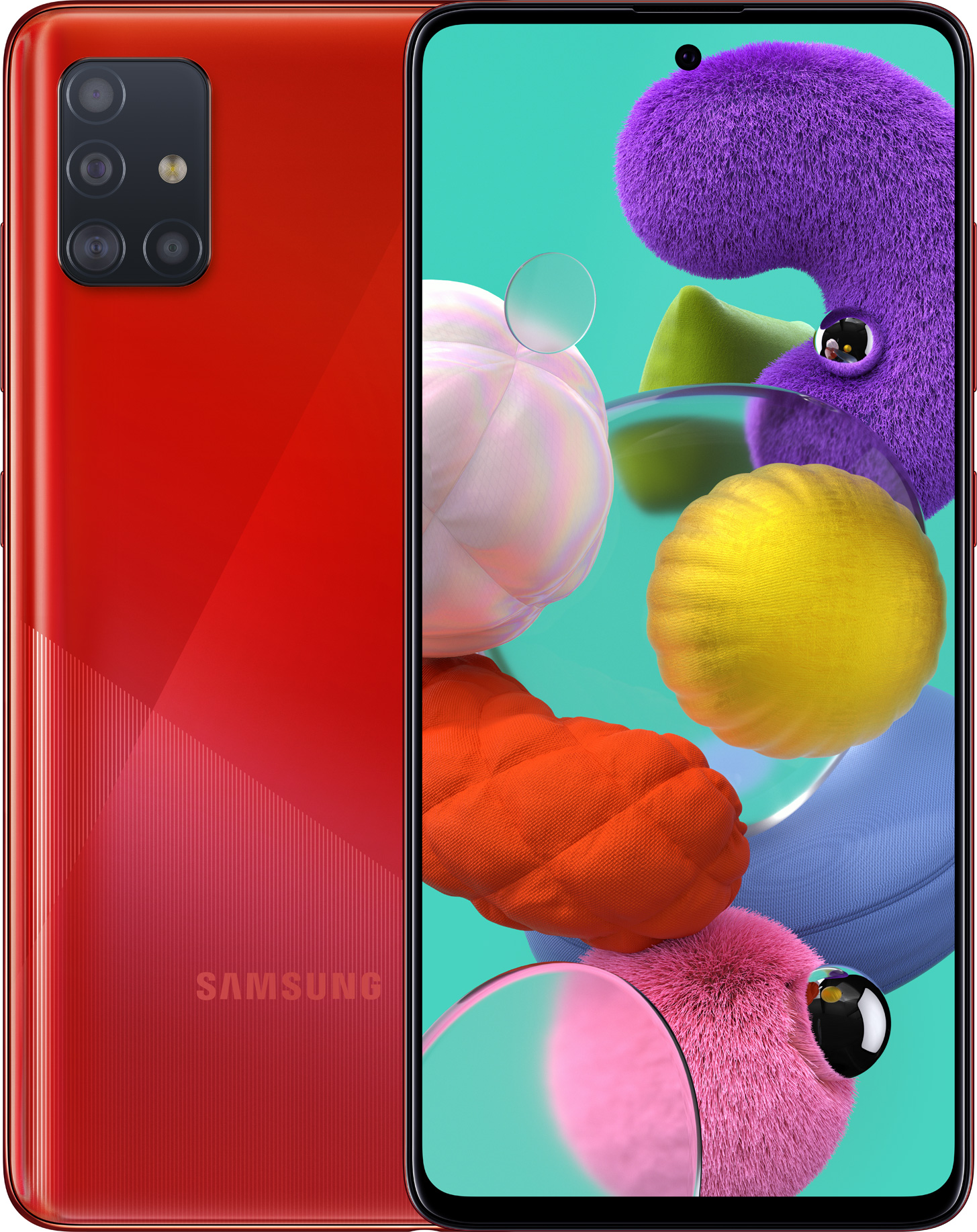 Смартфон Samsung Galaxy A51 64 ГБ красный купить на фирменном сайте  galaxystore в Москве, цены на мобильный телефон Смартфон Samsung Galaxy A51  64 ГБ красный