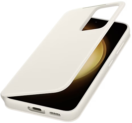 Чехол Samsung Smart View Wallet Case S23 Кремовый EF-ZS911CUEGRU - фото 4