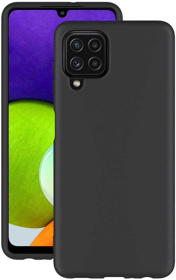 Чехол Deppa Gel Color для Galaxy A22 черный 870129 - фото 1