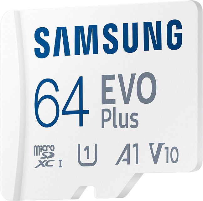 Карта памяти Samsung MicroSDXC EVO Plus 64 ГБ MB-MC64KA-KR, цвет белый - фото 2