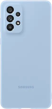 Чехол Samsung Silicone Cover A73 голубой EF-PA736TLEGRU - фото 1