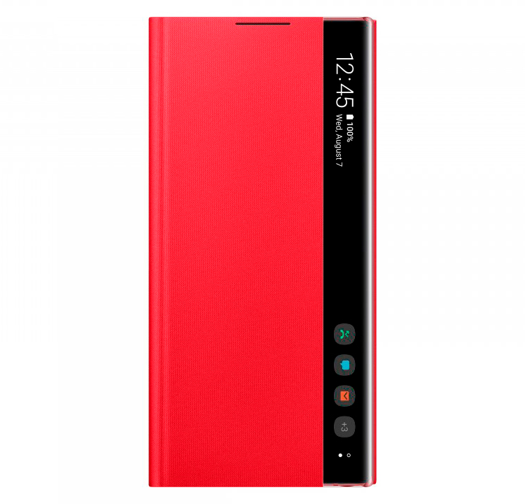 Чехол-книжка Samsung Clear View Cover для Galaxy Note10 красный