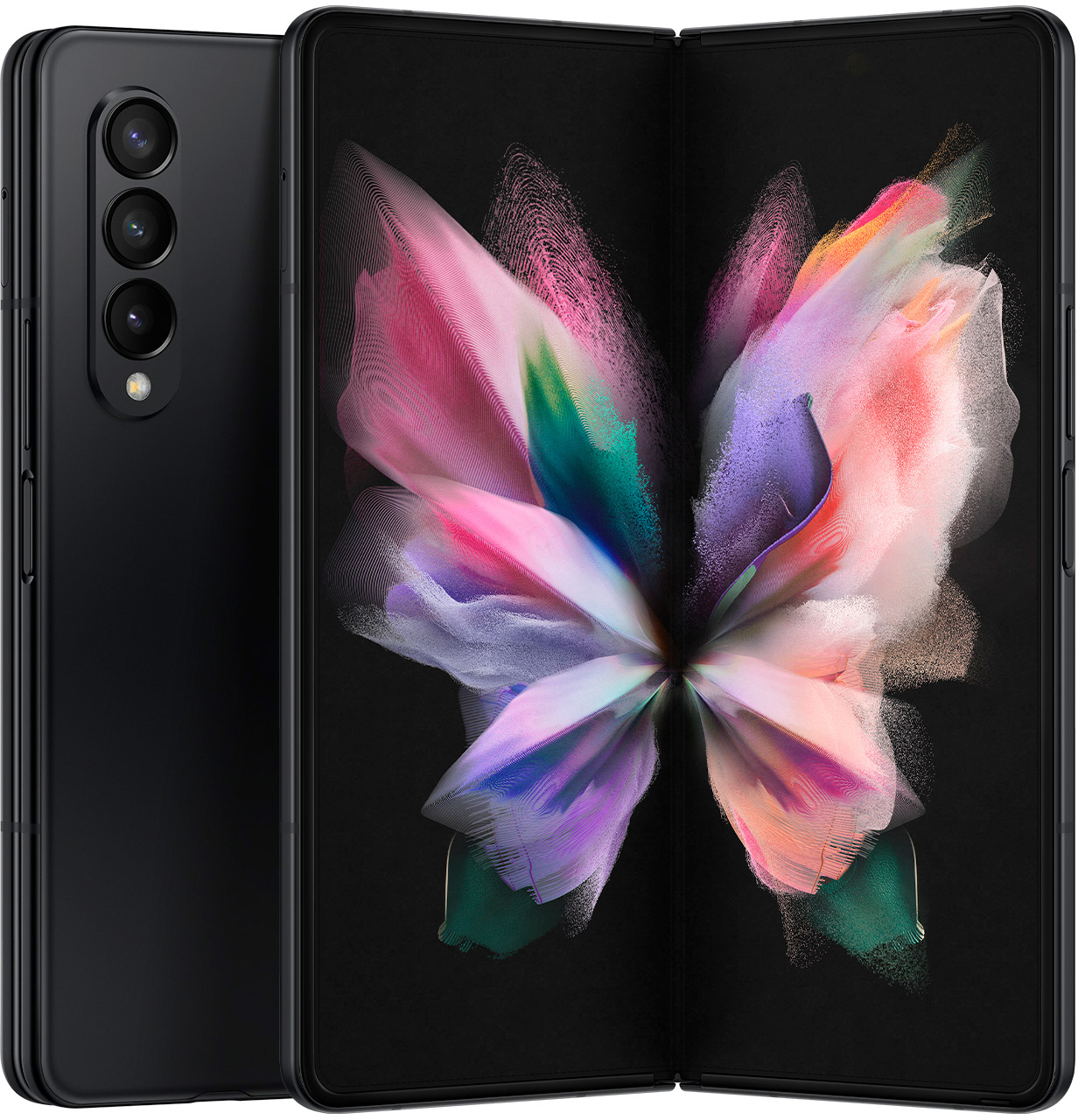 Смартфон Samsung Galaxy Z Fold3 256 ГБ черный (SM-F926BZKDCAU) купить на  фирменном сайте galaxystore в Москве, цены на мобильный телефон Смартфон  Samsung Galaxy Z Fold3 256 ГБ черный (SM-F926BZKDCAU)