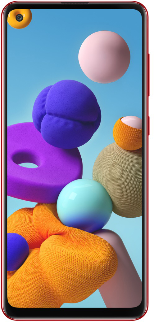 Смартфон Samsung Galaxy A21s 64 ГБ красный (SM-A217FZROSER