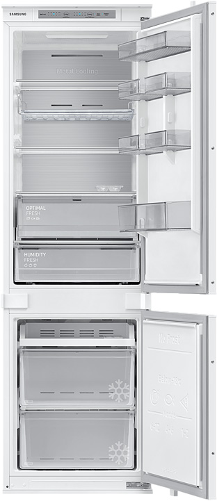 Встраиваемый холодильник Samsung BRB267050WW/WT с охлаждением Metal Cooling, 264 л BRB267050WW/WT, цвет белый BRB267050WW/WT BRB267050WW/WT с охлаждением Metal Cooling, 264 л - фото 4