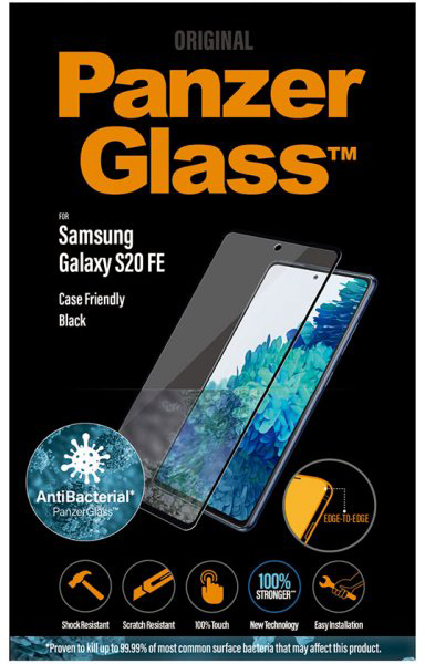 Защитное стекло PanzerGlass для Galaxy S20 FE черный