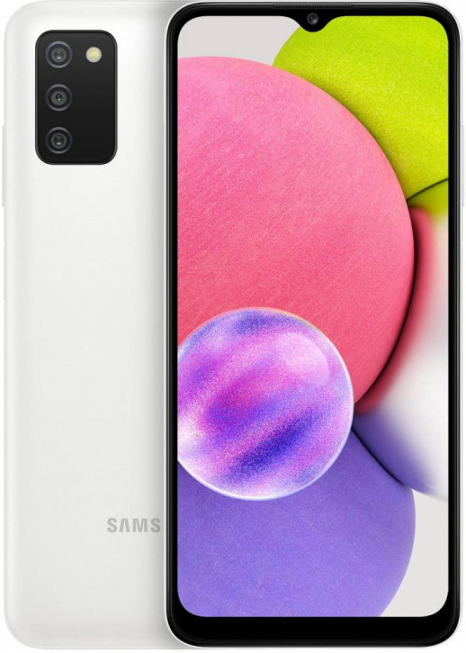 Смартфон Samsung Galaxy A03s 64 ГБ белый