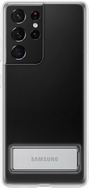 Чехол Samsung Clear Standing Cover для Galaxy S21 Ultra прозрачный