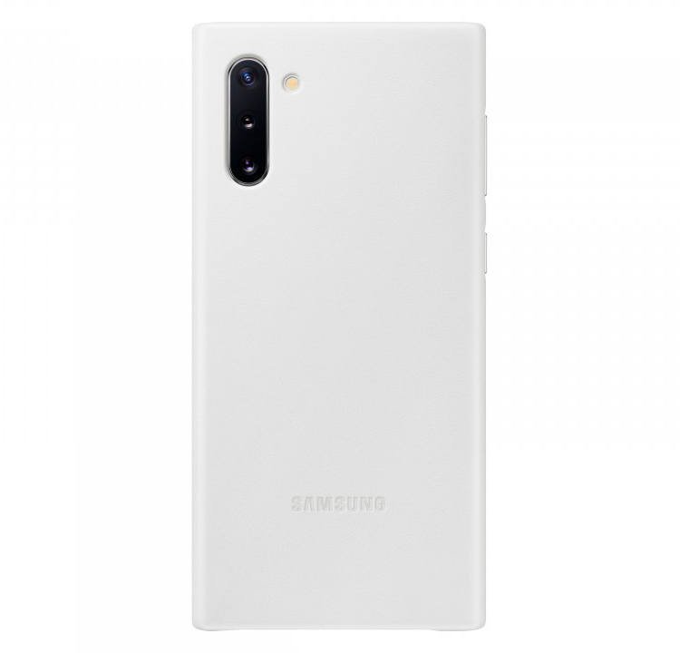 Чехол Samsung Leather Cover для Galaxy Note10 белый