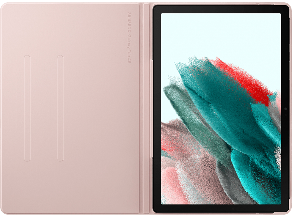 Чехол Samsung Book Cover для Tab A8 розовое золото EF-BX200PPEGRU, цвет розовый - фото 7