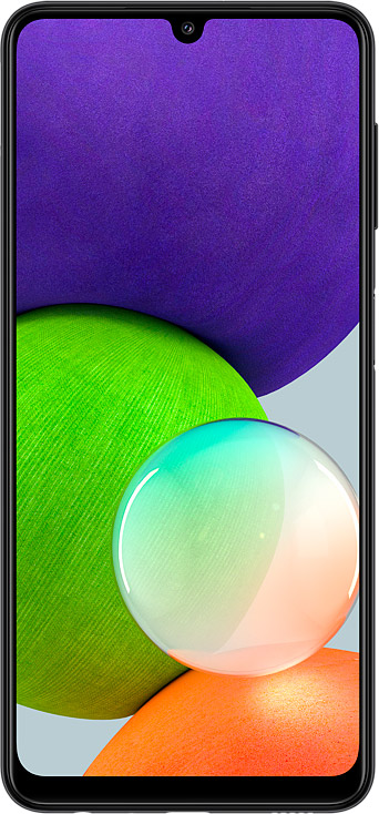 Смартфон Samsung Galaxy A22 64 ГБ черный