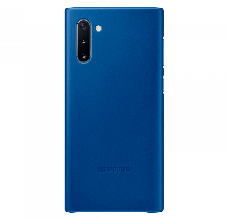 Чехол Samsung Leather Cover для Galaxy Note10 синий