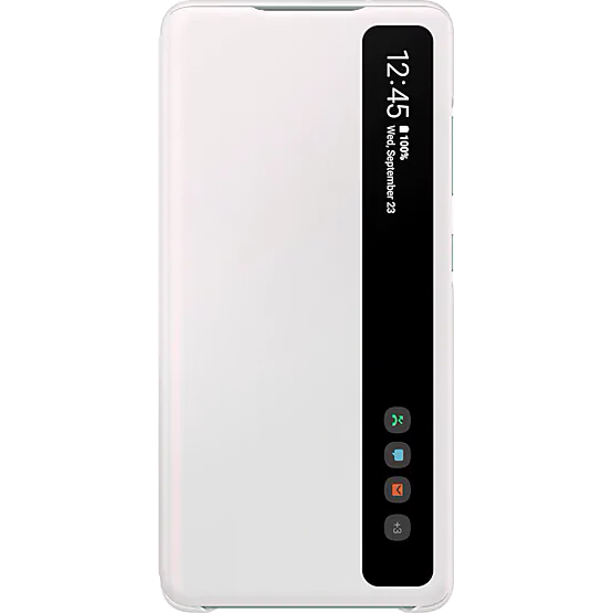 Чехол Smart Clear View Cover для Galaxy S20 FE белый