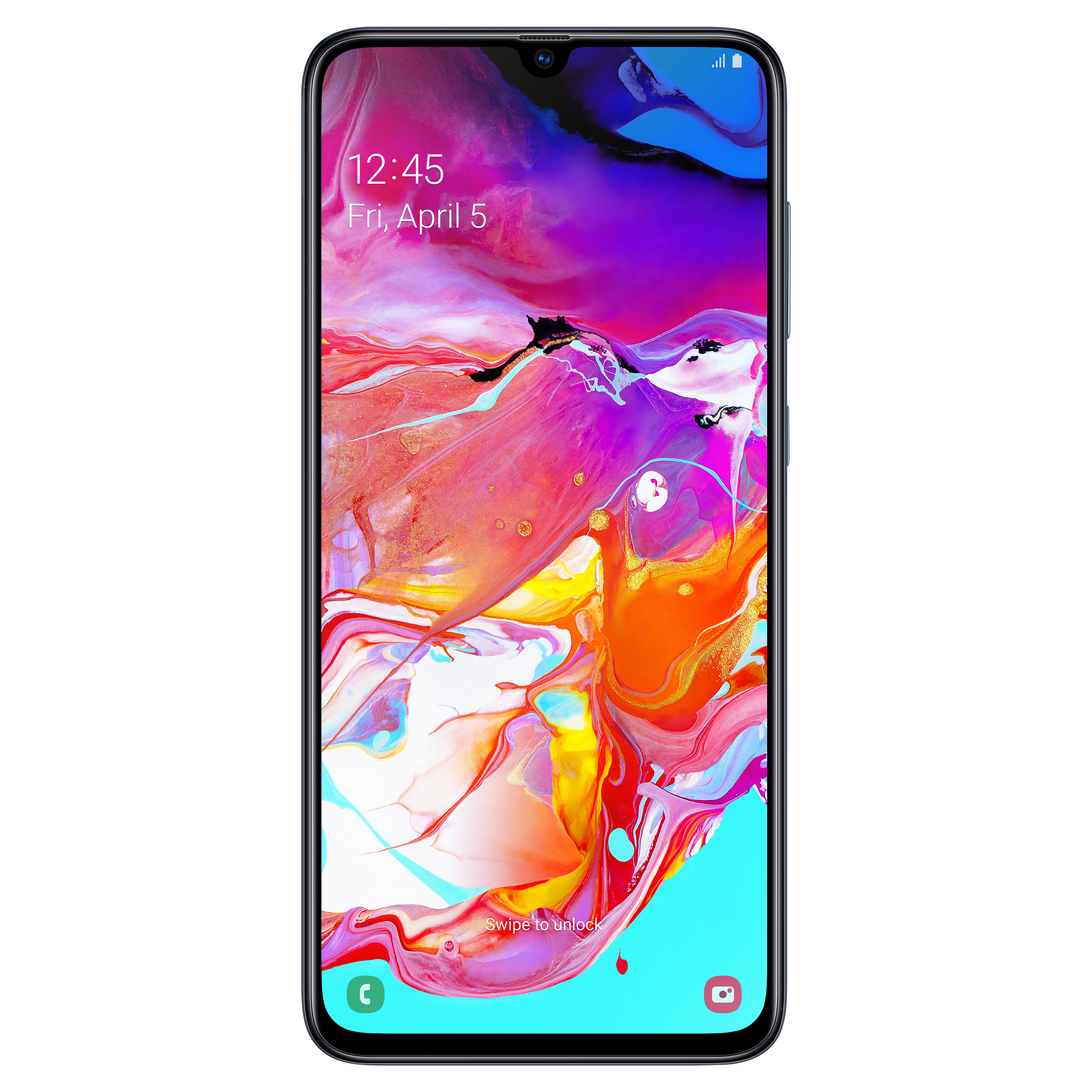 Смартфон Samsung Galaxy A70 128 ГБ черный купить на фирменном сайте  galaxystore в Москве, цены на мобильный телефон Смартфон Samsung Galaxy A70  128 ГБ черный